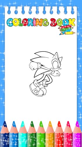The Hedgehog Glitter Coloring Book