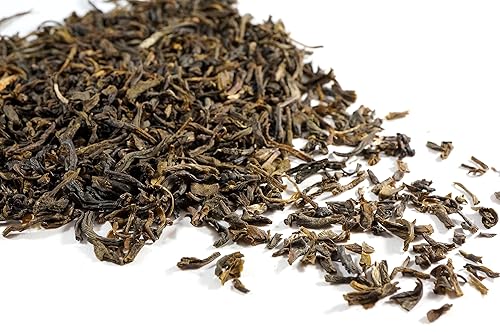 Beantown Tea & Spices - Té verde de jazmín de primer grado. Té verde de hojas sueltas de primera calidad. 100% natural. (1 libra)