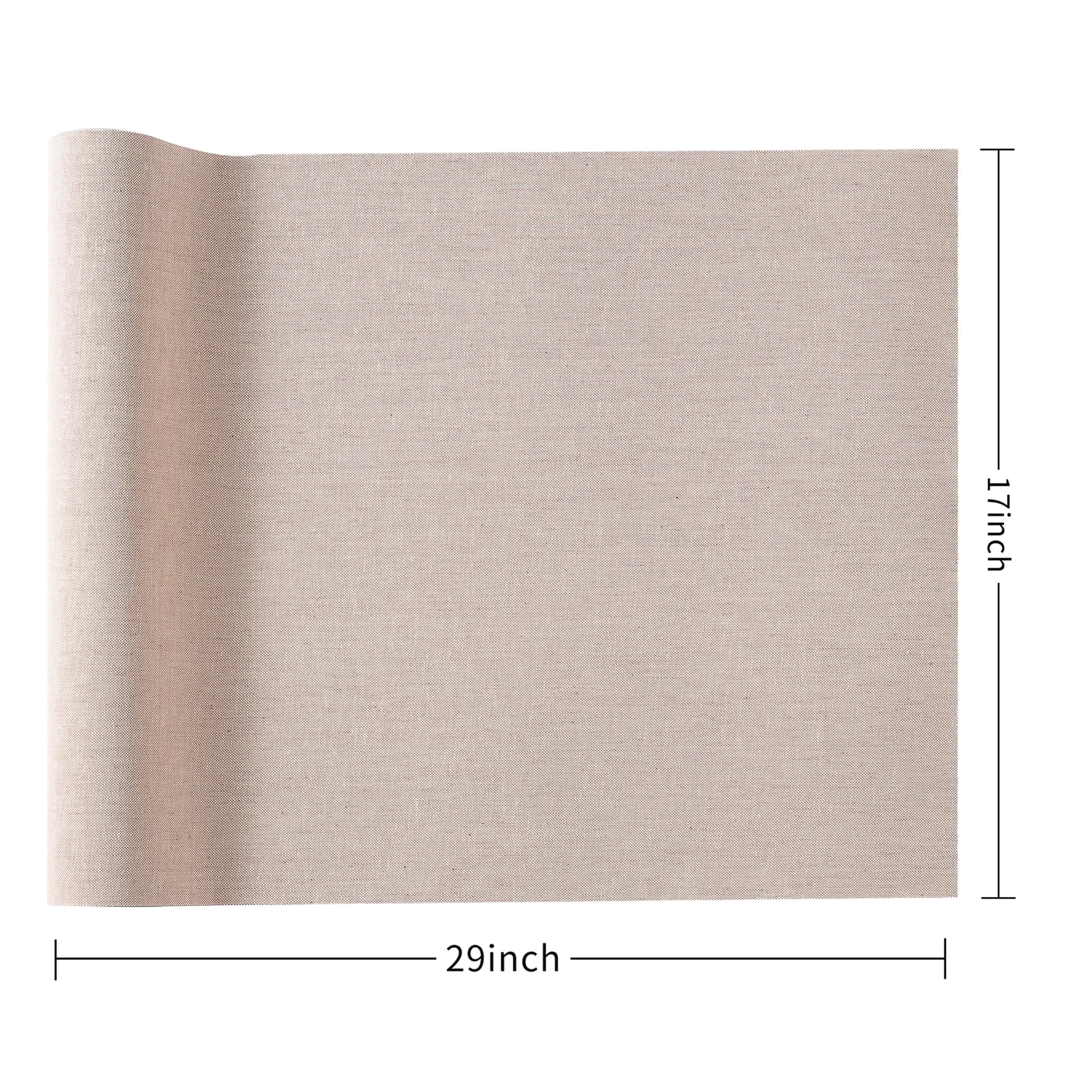 Wooqu Book Cloth, Natural Linen Surface and Paper Backed, Durable, Strong, 17x29'', for Book Binding, Chestnut Blend - Image 4