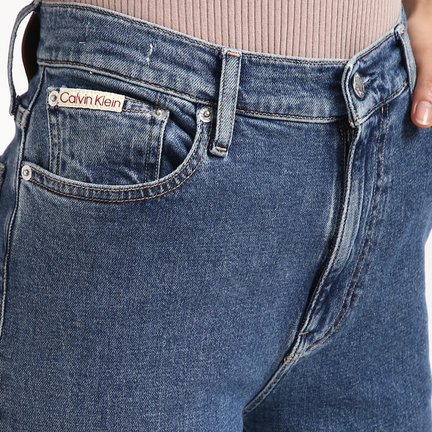 Calvin Klein Donna Jeans Mom Jean Tapered Fit