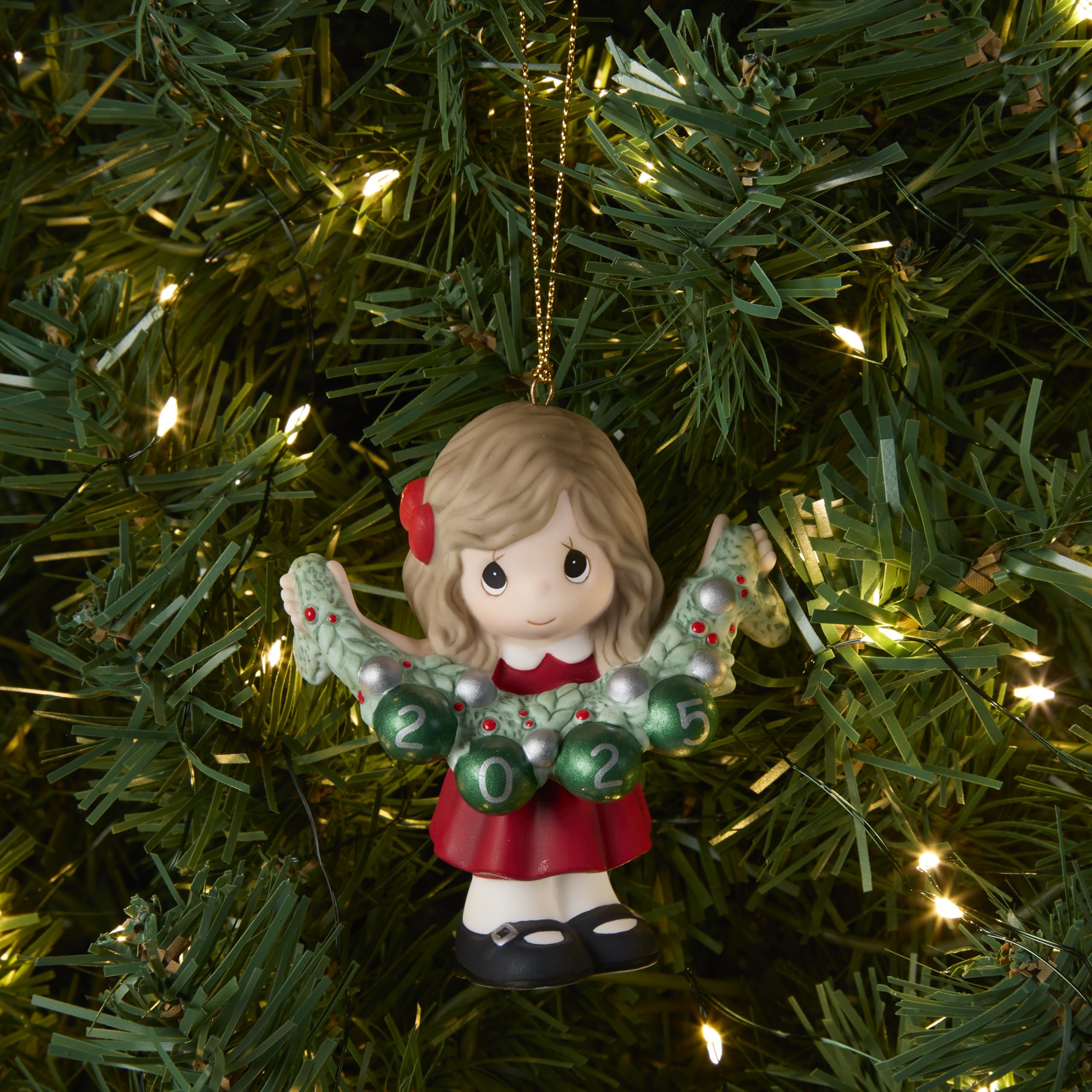 Amazon.com: Precious Moments Deck The Halls 2025 Dated Girl Bisque