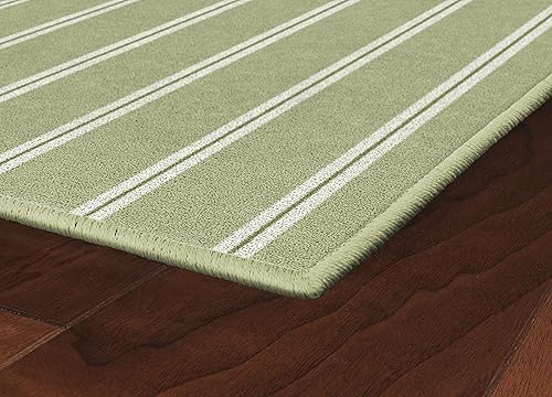 Miniatura 6 de Brumlow Mills Alfombra de interior con estampado tradicional de rayas verticales, perfecta para decoración de sala de estar, comedor, cocina,