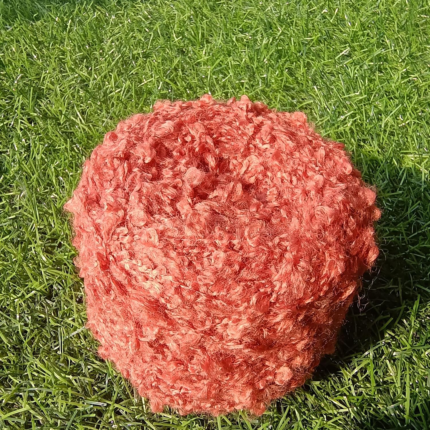 50g Soft Plush Wool Acrylic Fancy Loop Yarn for Doll Hair Making,A1
