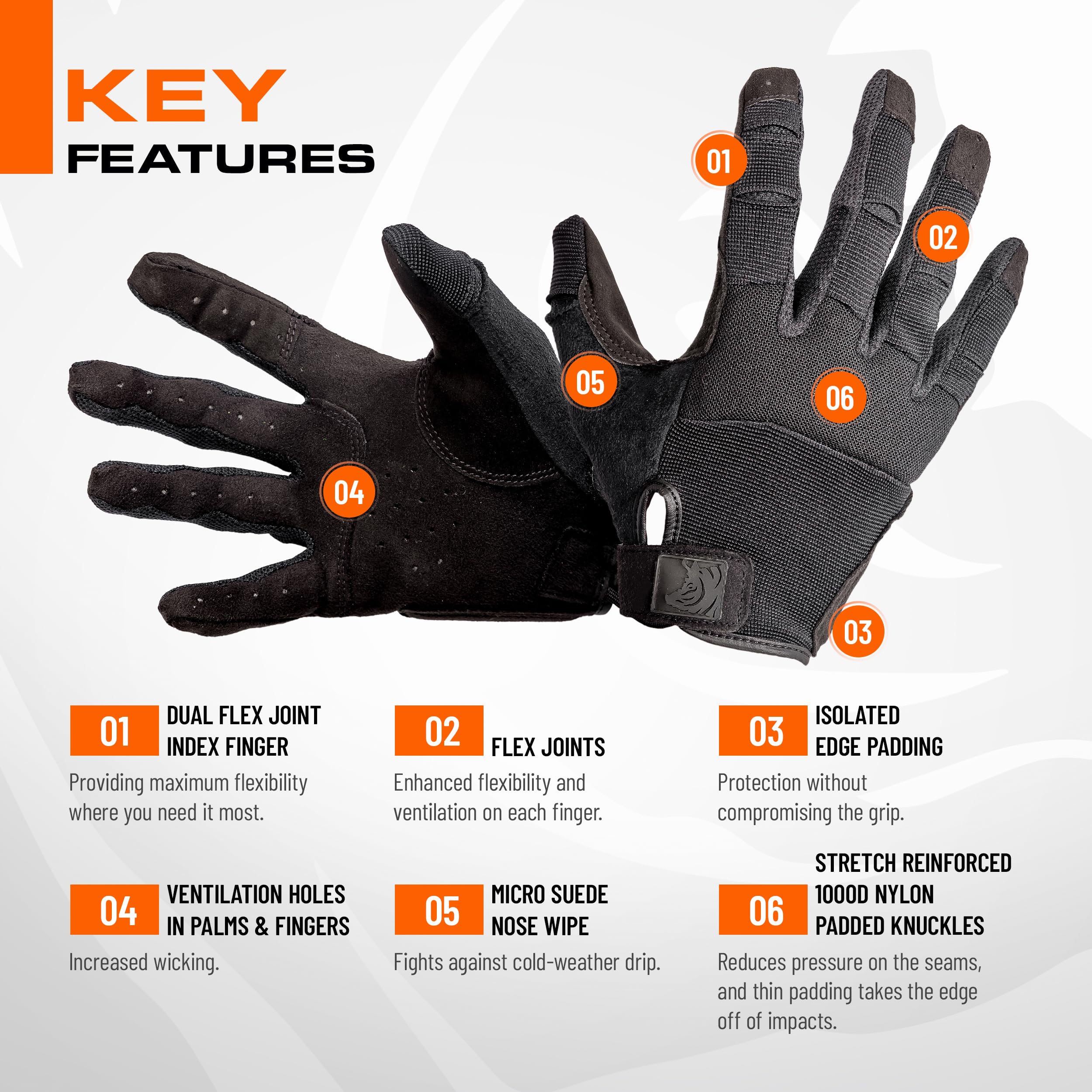Amazon.com : PIG FDT Alpha Full Dexterity Gloves, 1 Pair, Black