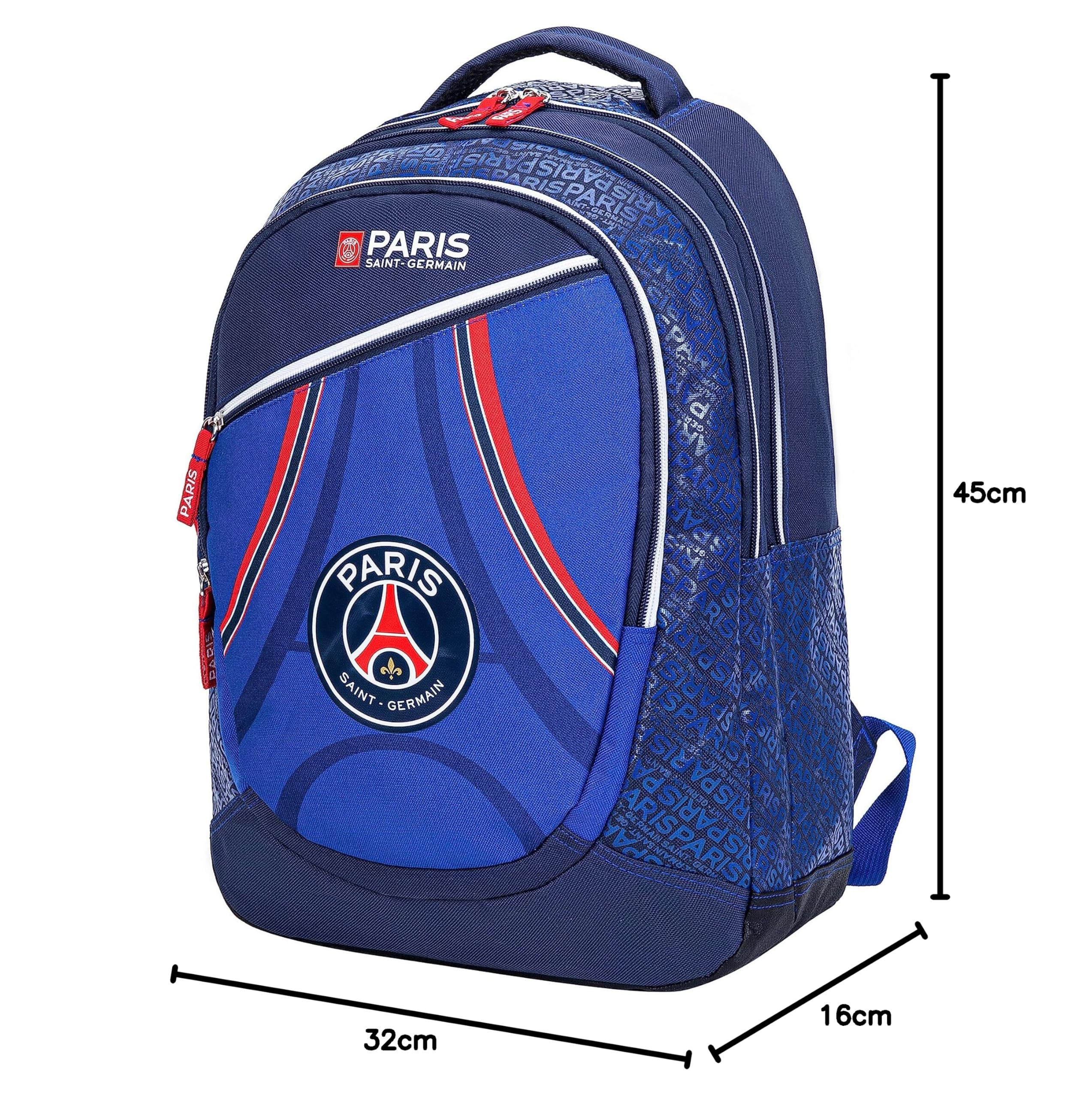 PSG Sac à Dos Collection Officielle Paris Saint Germain - 2 Compartiments
