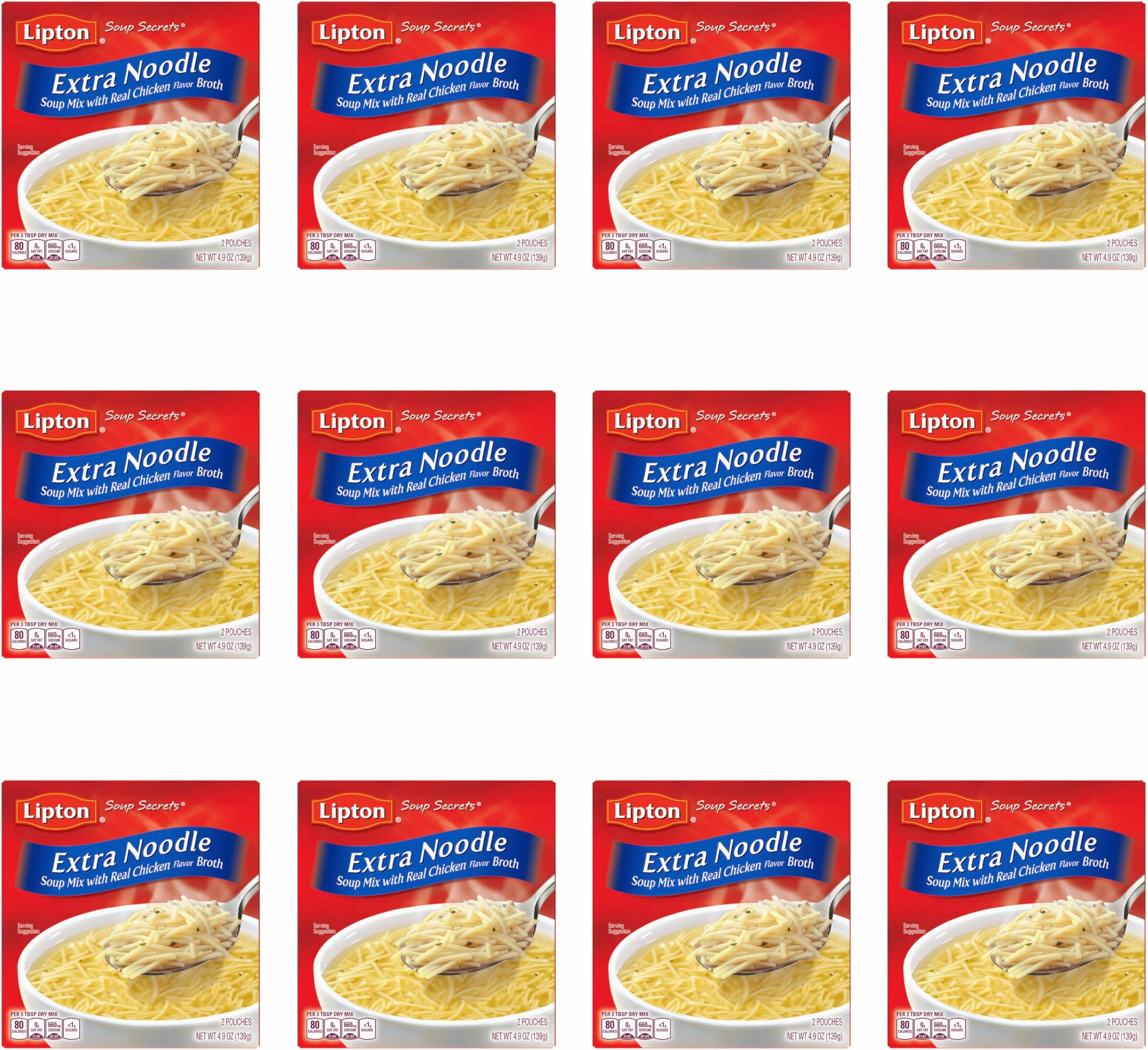 Lipton Soup Secrets Extra Noodle Soup Mix