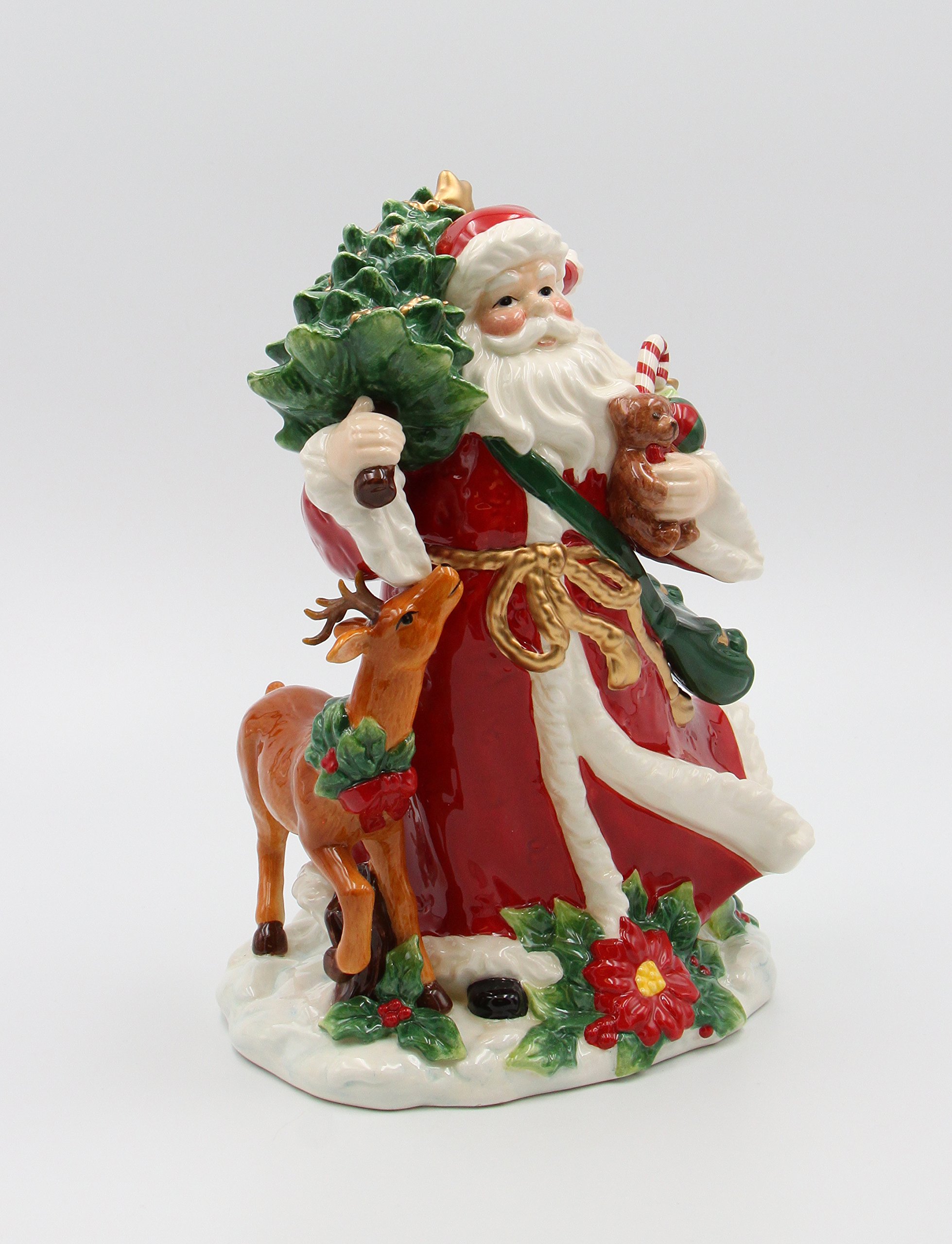 Cosmos Gifts Figura de Papá Noel, Color Rojo