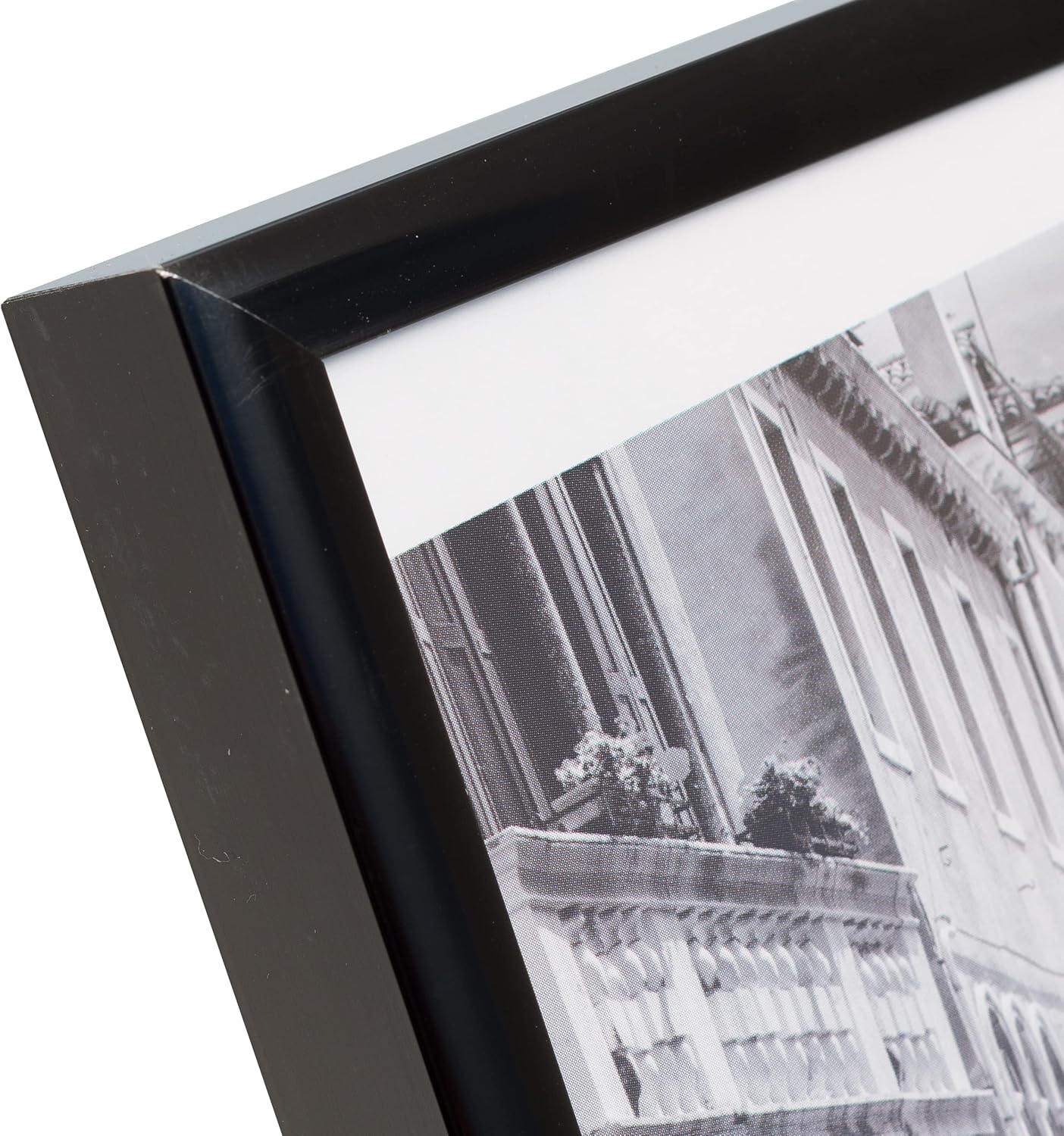 Hampton Frames | Aluminium Poster Certificate Photo Frame, 30x40cm, Black, Acrylic Front | Brushed Satin Finish, Wall Hanging, Easy Access | Display Photos, Art, Certificates