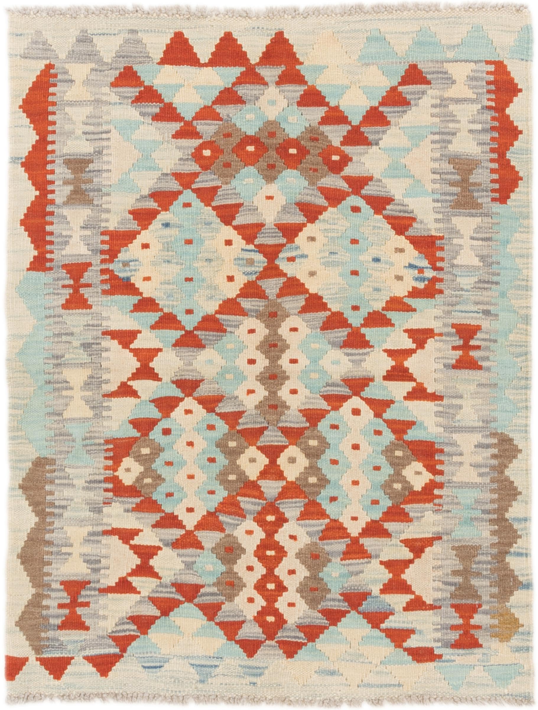 Tapis Kilim Afghan oriental : le charme du tissage traditionnel en laine pour réchauffer un bureau
