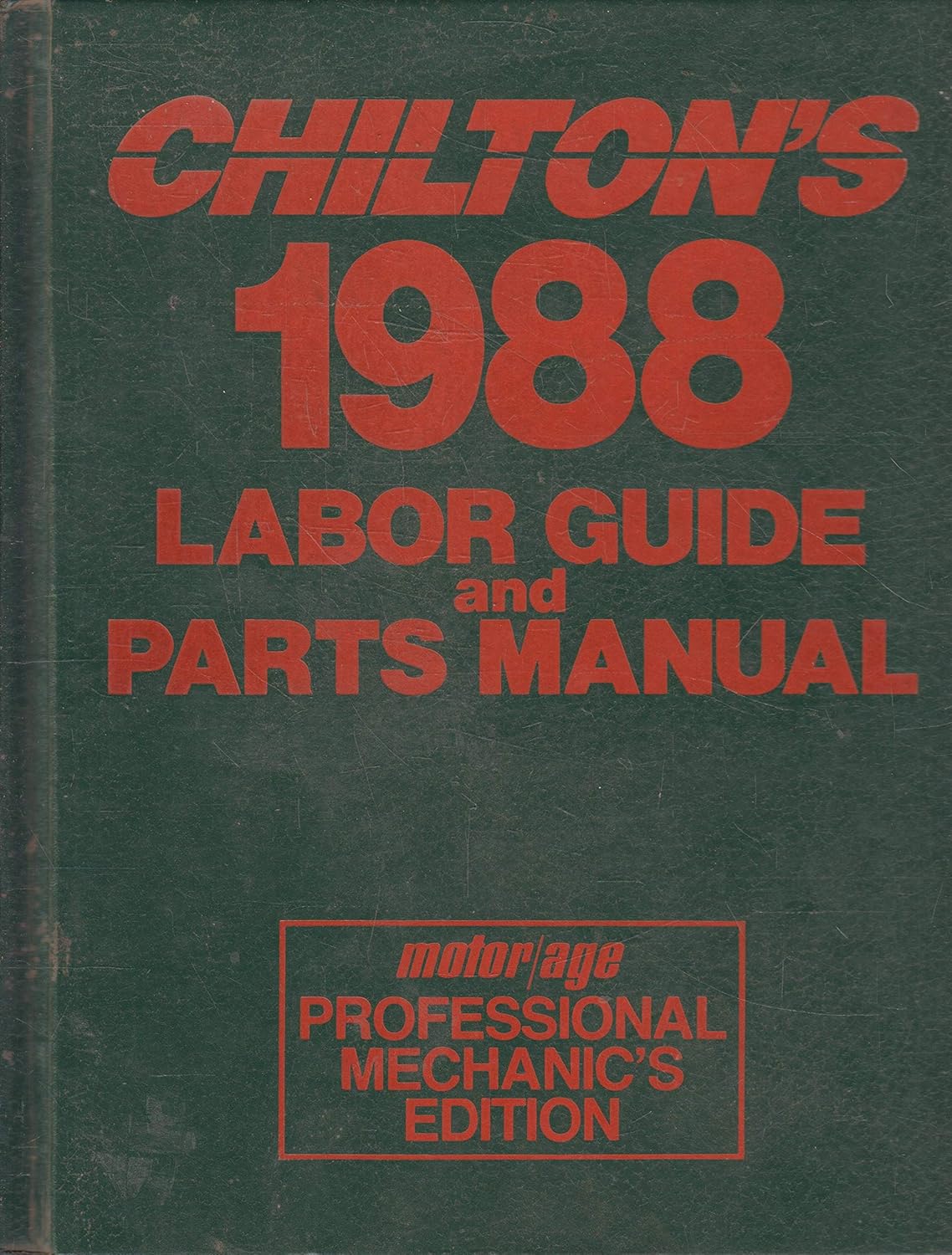 Chilton's 1988 Labor Guide and Parts Manual/19841988/MotorAge