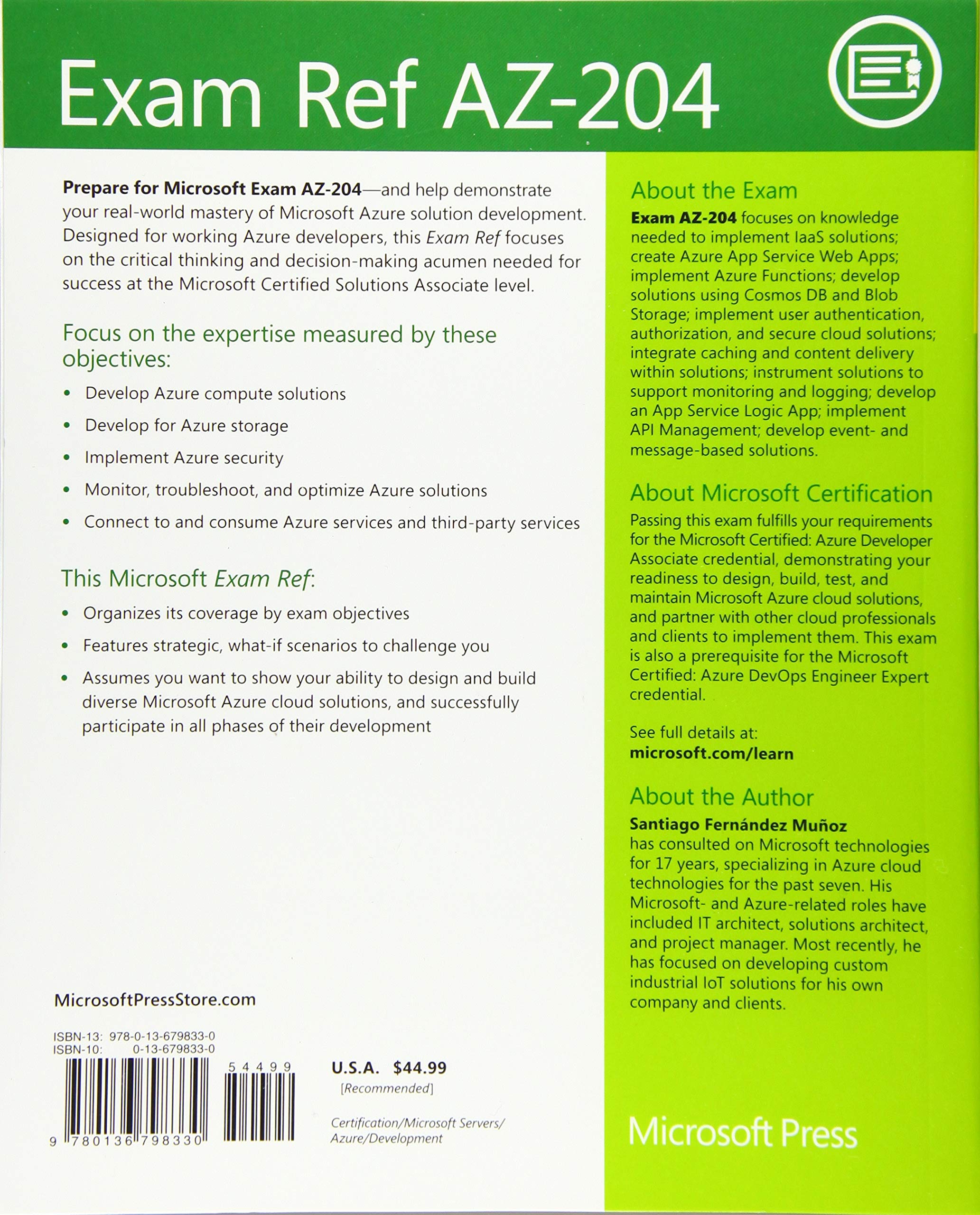 Amazon.com: Pearson: Microsoft Azure