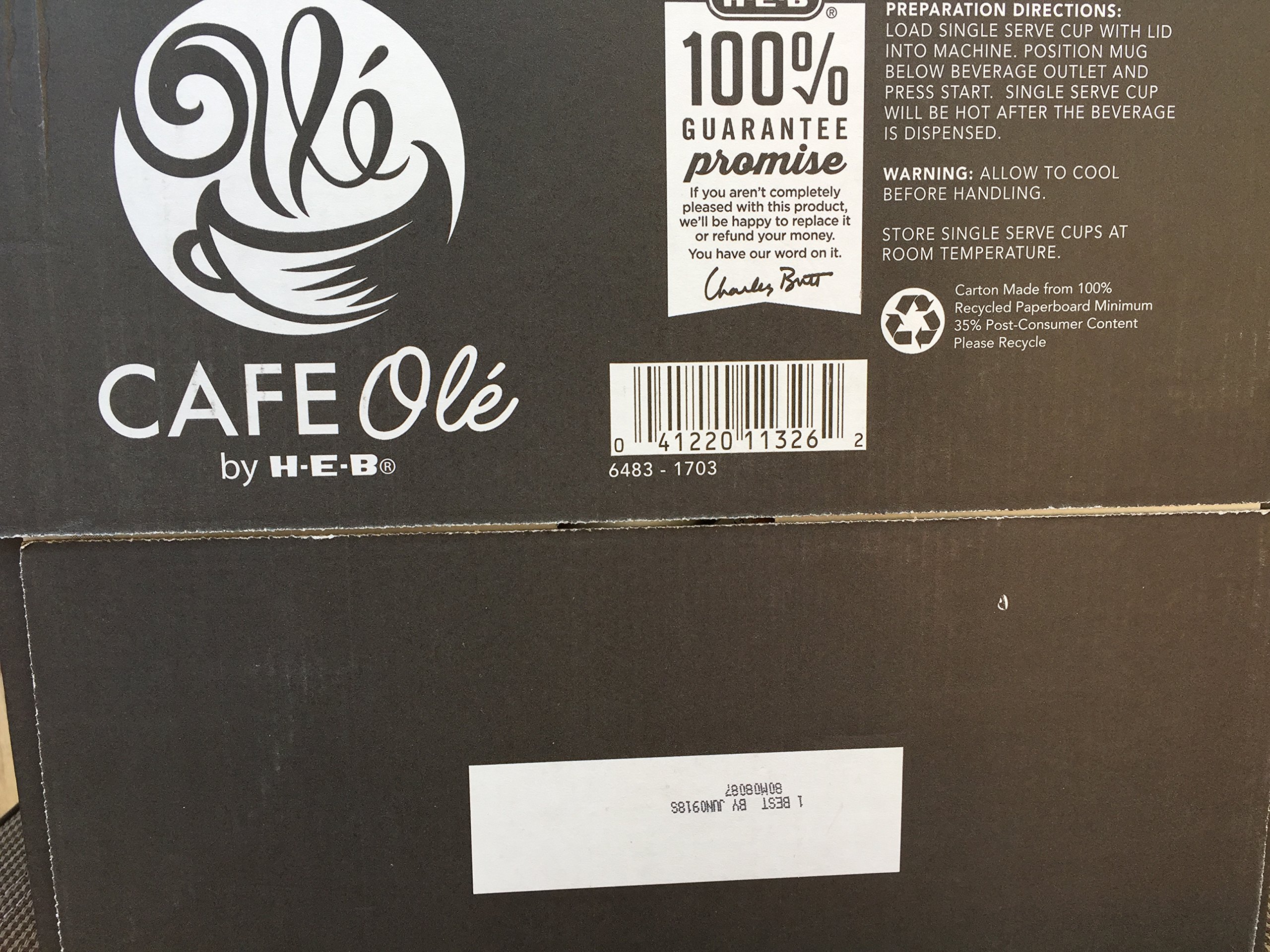 CAFE OLÃƒâ€° 100 cups- Cafe Ole Value Pack-Texas Pecan, San Antonio, Houston, and Snickernut--100 cups