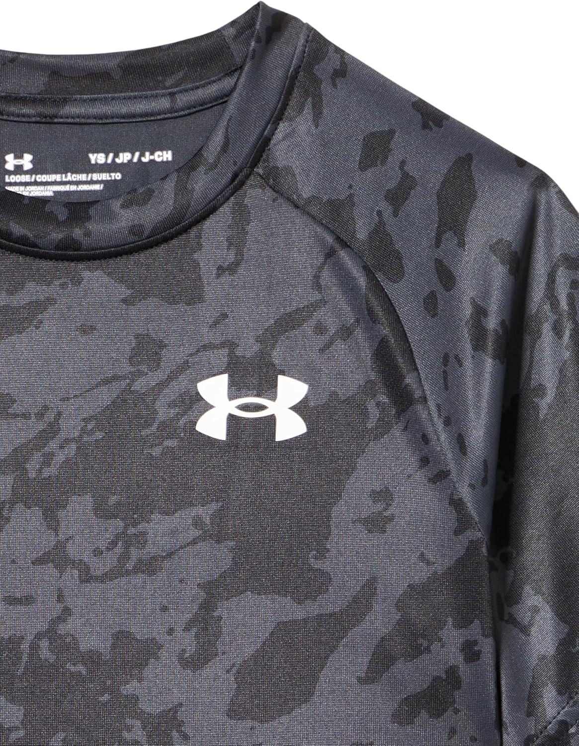 Under Armour Boys' Tech 2.0 Short-Sleeve T-Shirt, (003) Black / / White, Small