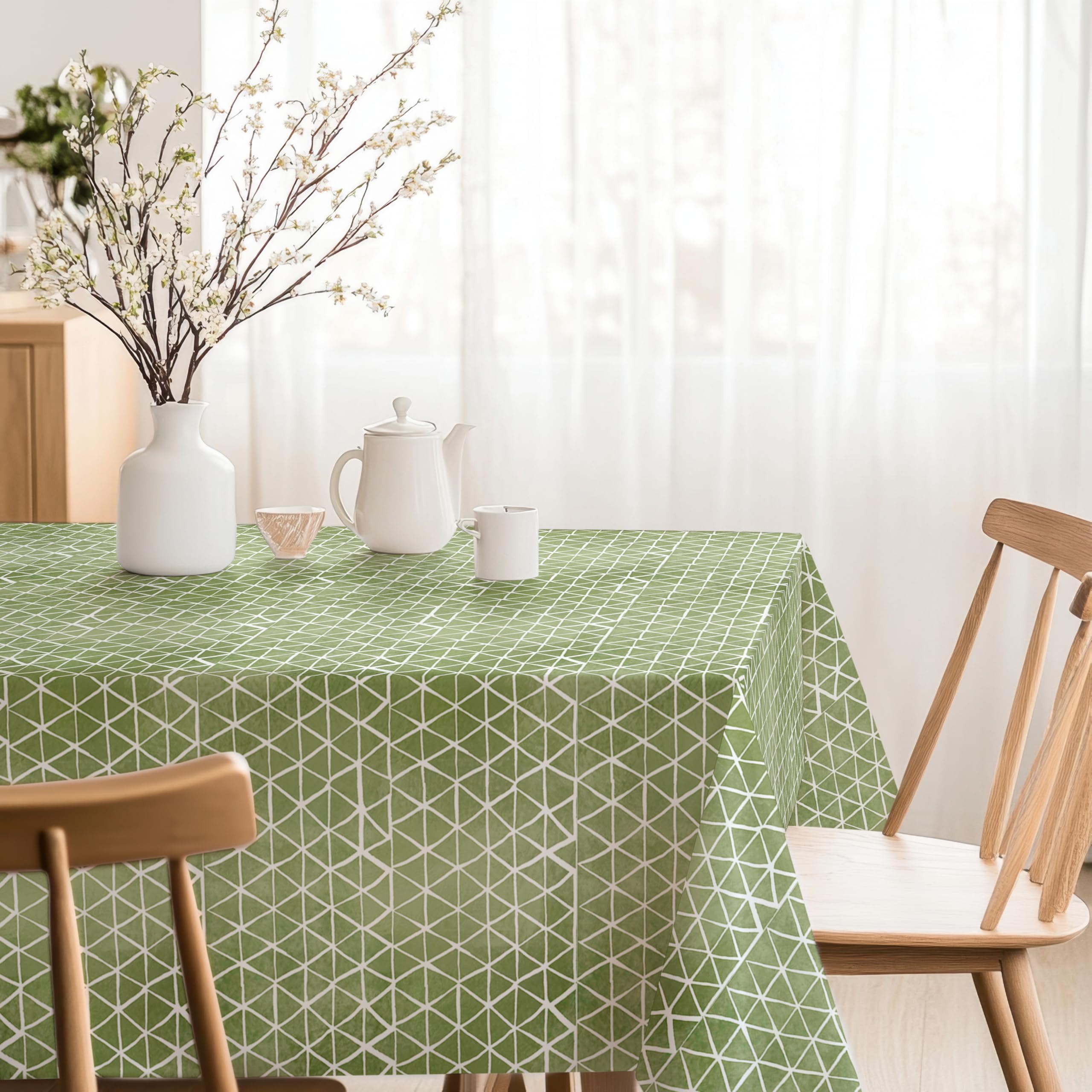 Martina Home Cervia Green Resin Tablecloth 140 Round