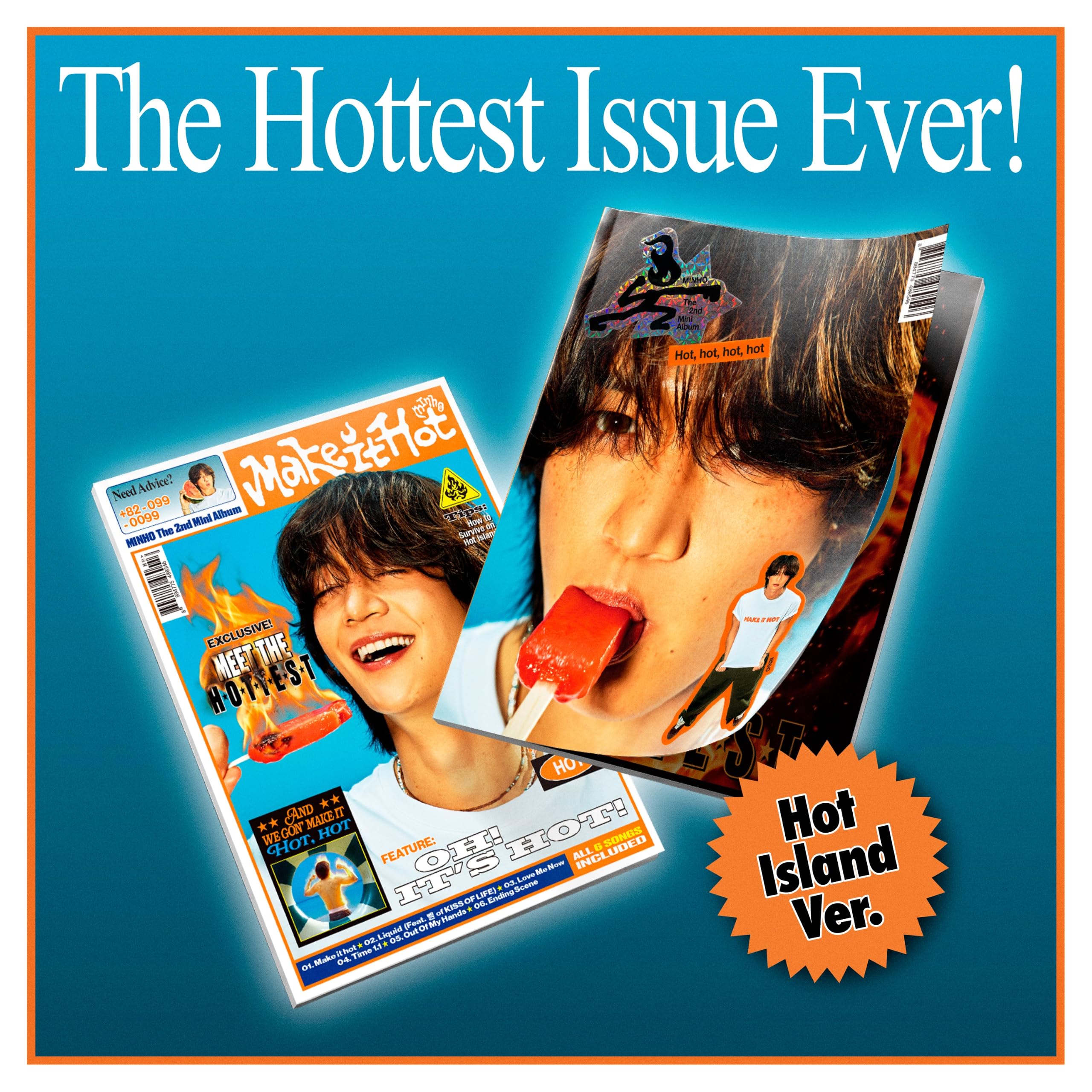 Amazon.co.jp: MINHO (SHINee) [Make it hot] (Hot Island ver.)（韓国