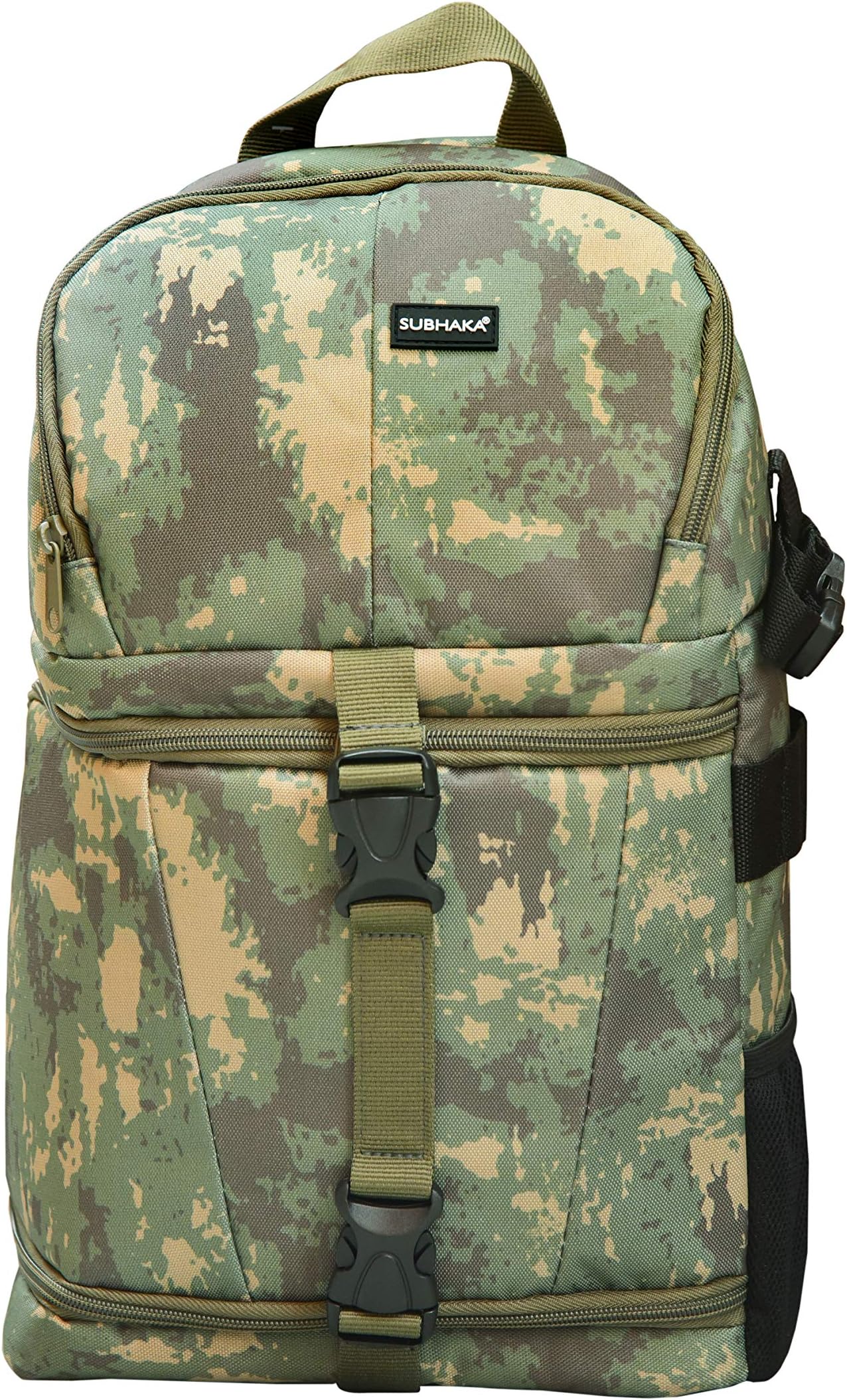 SUBHAKA DSLR Camera Sling Backpack - ARMY Color / Camera Backpack Bag Professional for DSLR/SLR Mirrorless Camera Waterproof, Camera Case Compatible for Sony Canon Nikon Camera and Lens Tripod Accessories