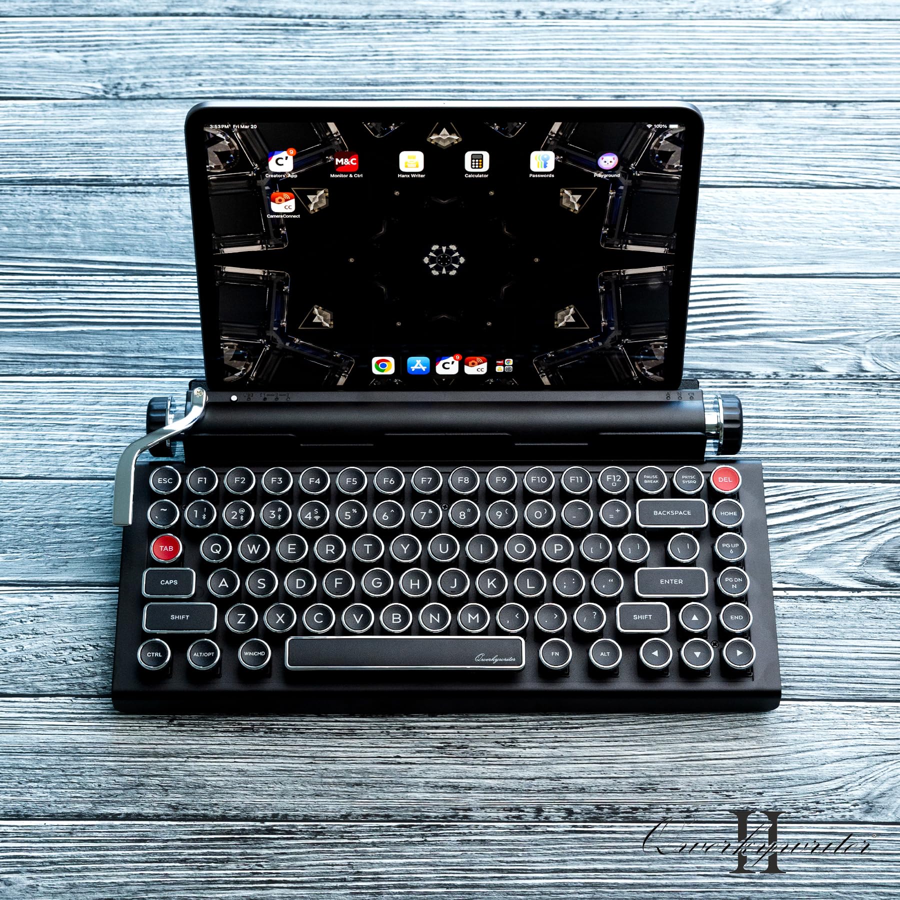 Amazon | QWERKYTOYS QWERKYWRITER 2 プレミアムアルミニウムレトロ