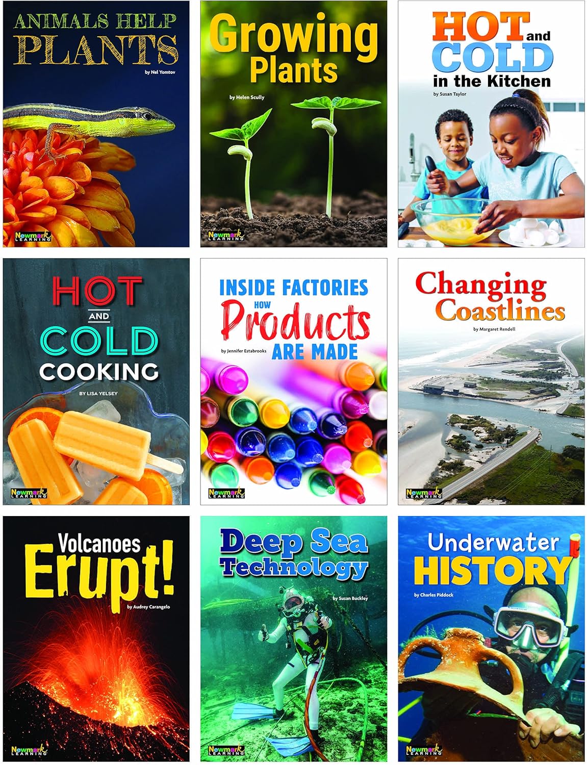 Newmark Learning Library STEAM Book Collection Grade 2 Set (9 Books)