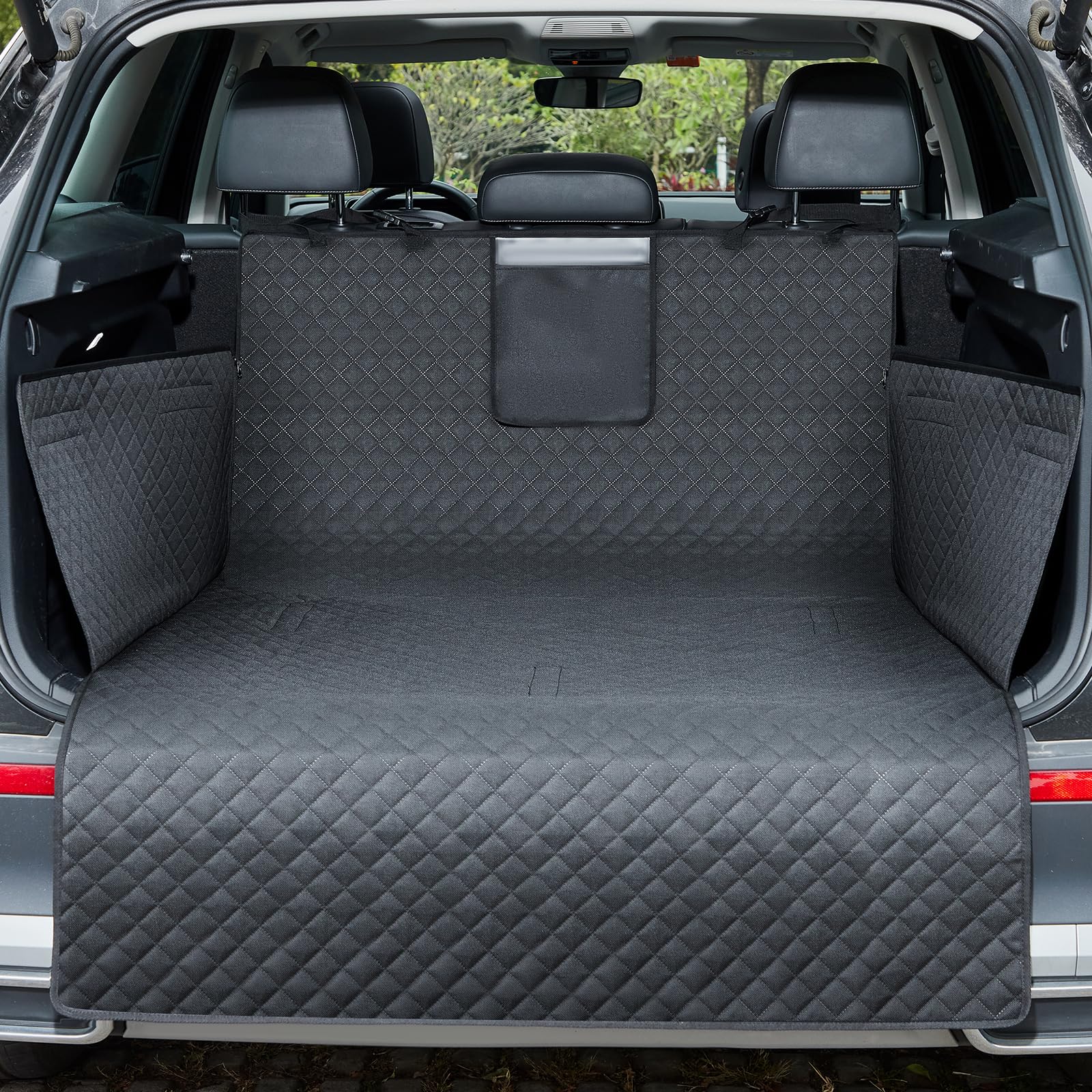 Waterproof Car Boot Liner, Heavy Duty Non-Slip Trunk Mat Black
