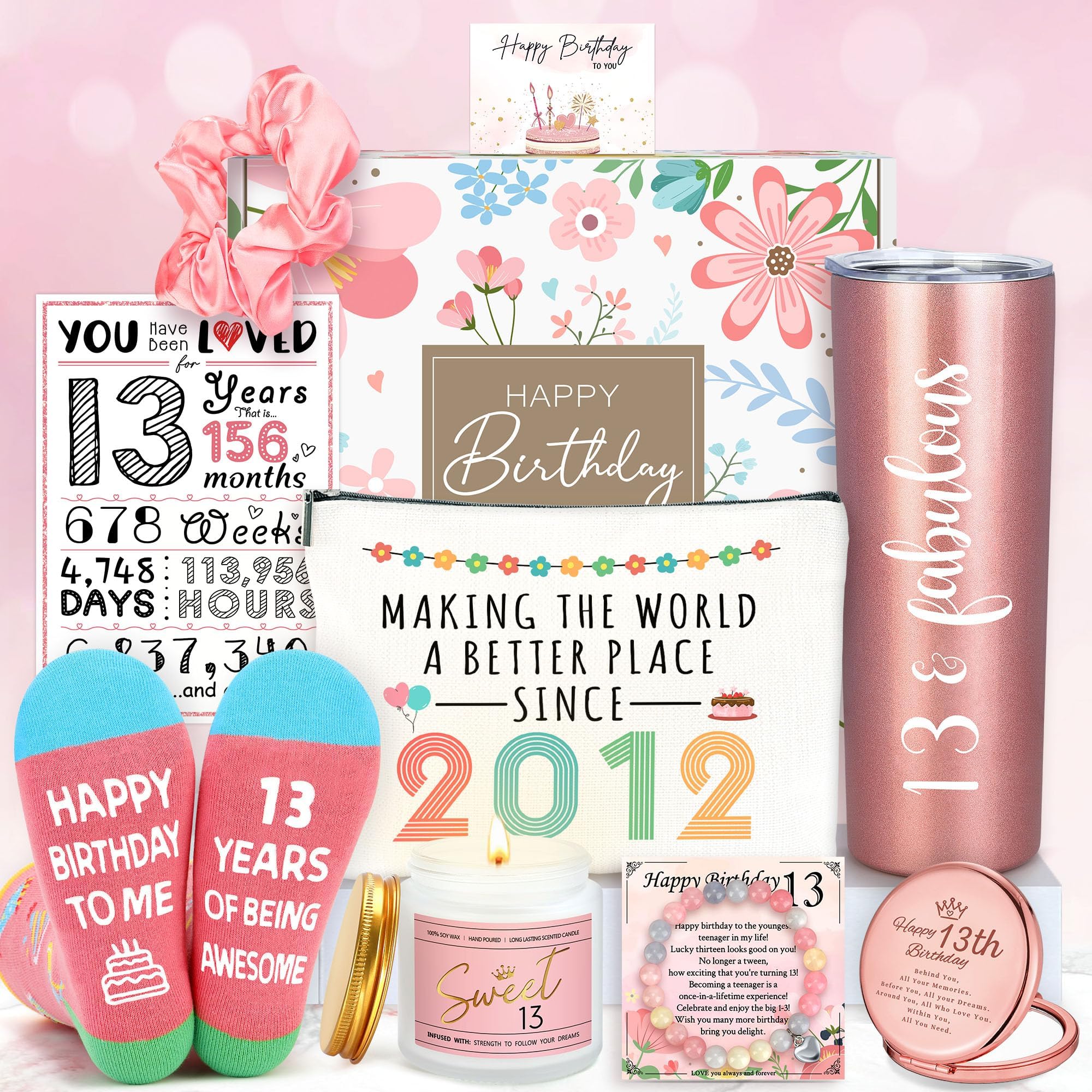 13 Year Old Girl Gifts 13th Birthday Gifts for Girls Birthday Presents for 13 Year Old Girl Birthday Gift Ideas 13 Birthday Gift for 13 Year Old Girl Birthday Gifts for Teen Girl 13 Birthday Girl Gift