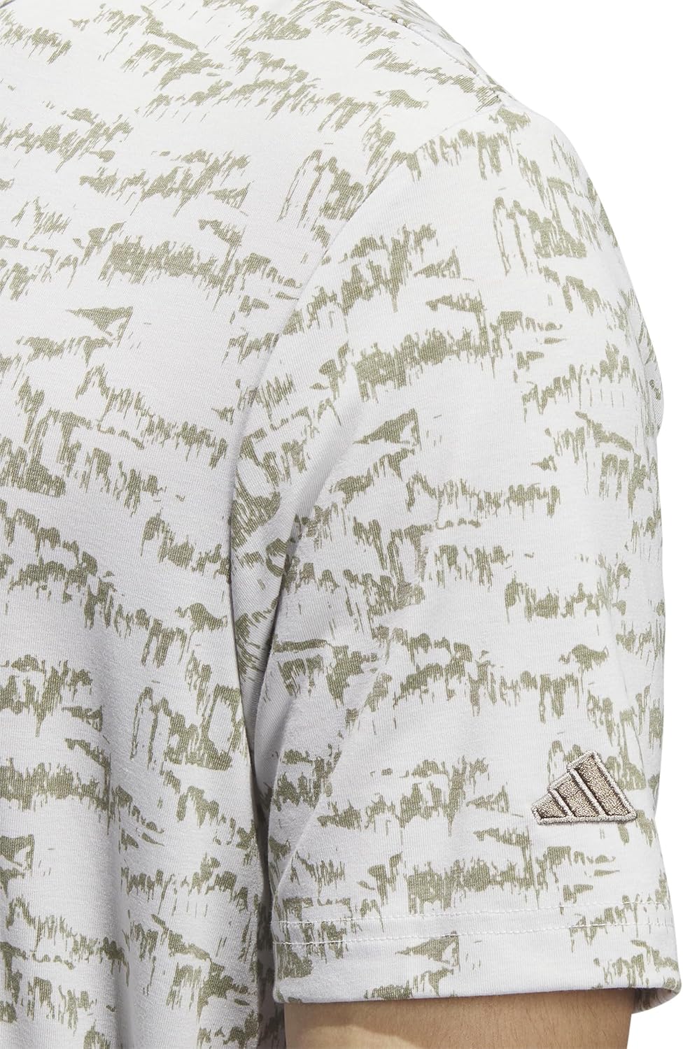 adidas Mens Go-to Printed Golf Polo Shirt