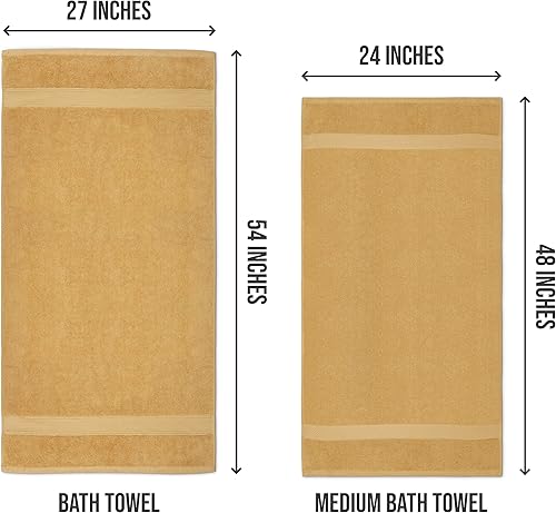 Miniatura 2 de Utopia Towels - Paquete de 6 toallas, de 24 x 48 pulgadas