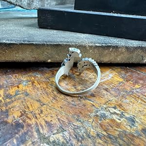 Amazon.com: Handmade 925K Sterling Silver Phoenix Ring, 0.012 lbs