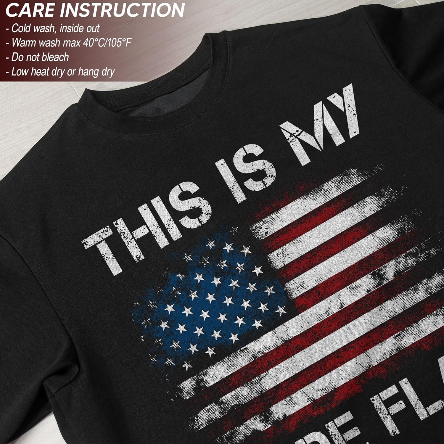 CHIARA CONTI11 This is My Pride Flag Shirt, 4th of July Shirts for Men, American Flag Shirt, Patriotic Shirts for Men
