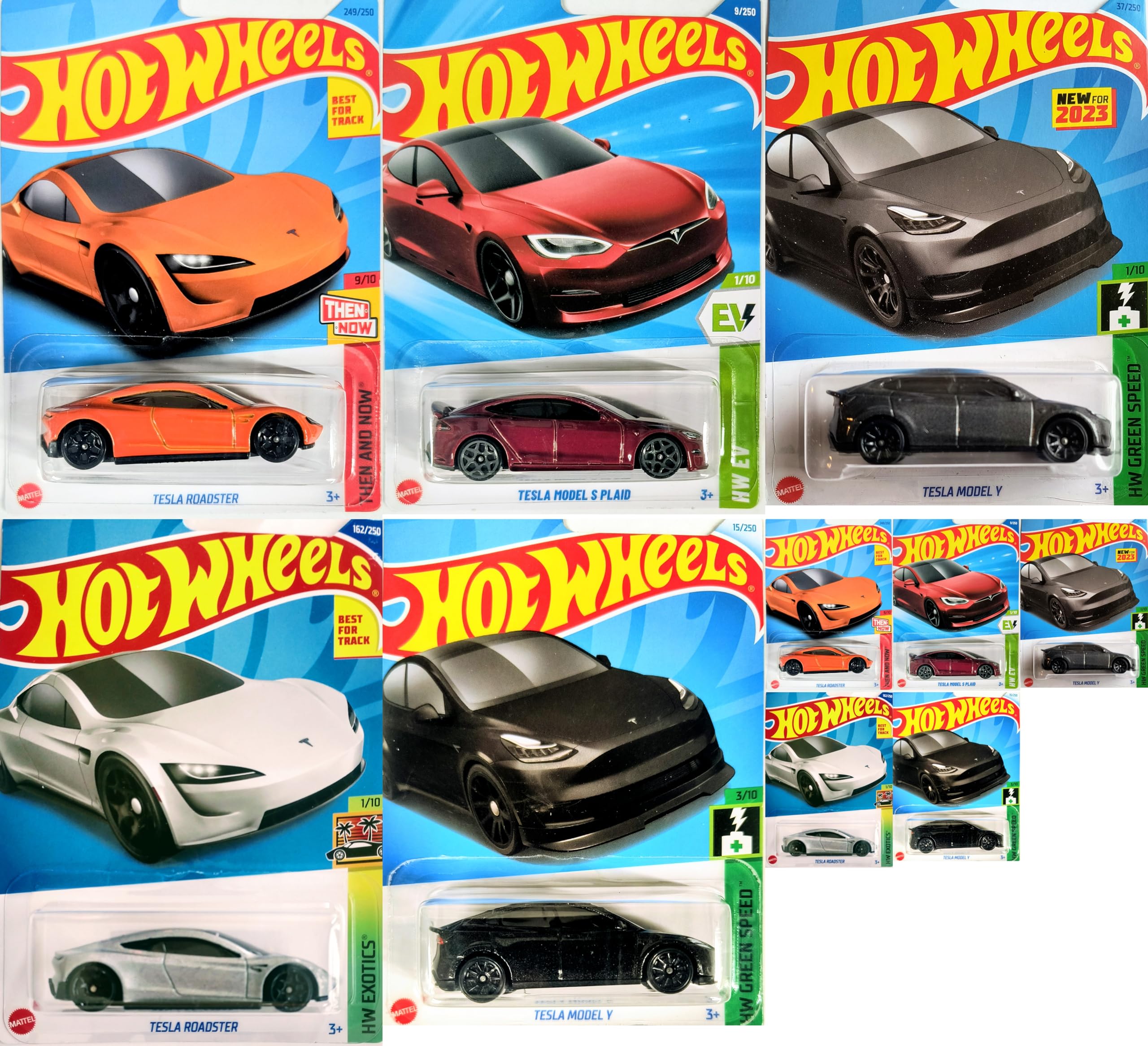 Amazon.com: Hot Wheels Matchbox Tesla and Other EV Vehicles 1:64