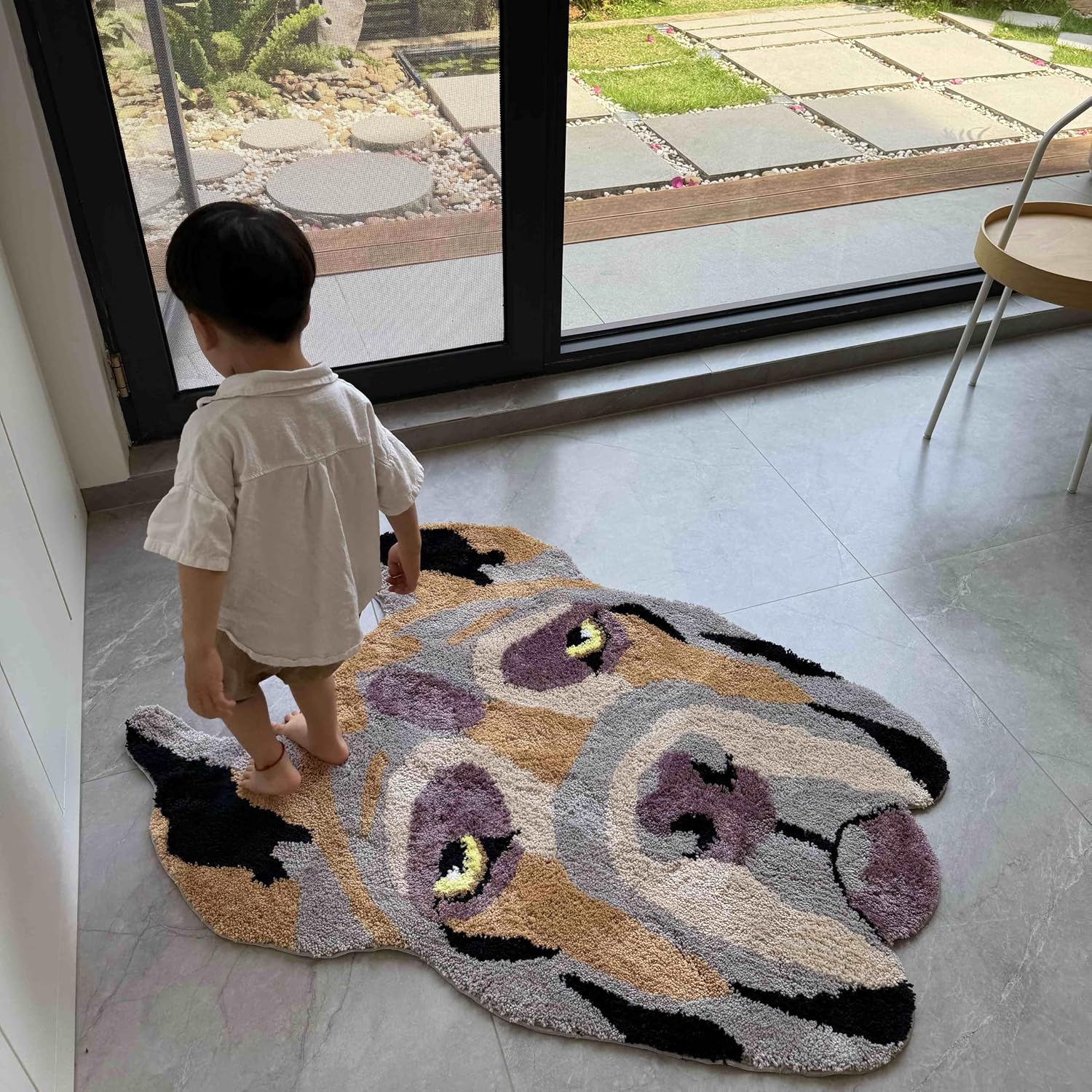 Cane Corso Area Rug Ultra Soft, Non-Slip, Machine Washable Decor Mat for Home Styling, Nursery & Kids Room，3.9x2.9 ft