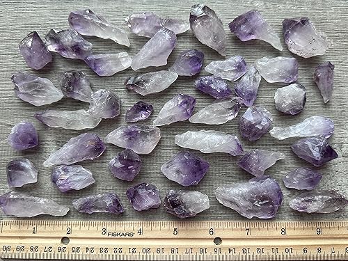Miniatura 6 de GAF TREASURES Puntos de amatista al por mayor, puntos de amatista naturales, cristales curativos de puntos de amatista crudos (puntos de amatista,