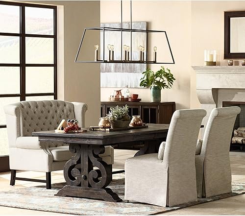 Miniatura 8 de Mesa de comedor Stratford de madera salvada