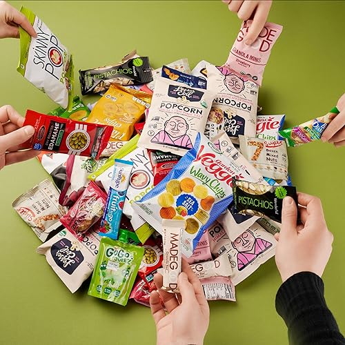 Miniatura 8 de Paquete variado de aperitivos de lujo para adultos, aperitivos veganos. 32 unidades Regalo del día de San Valentín  Cestas de regalo para las