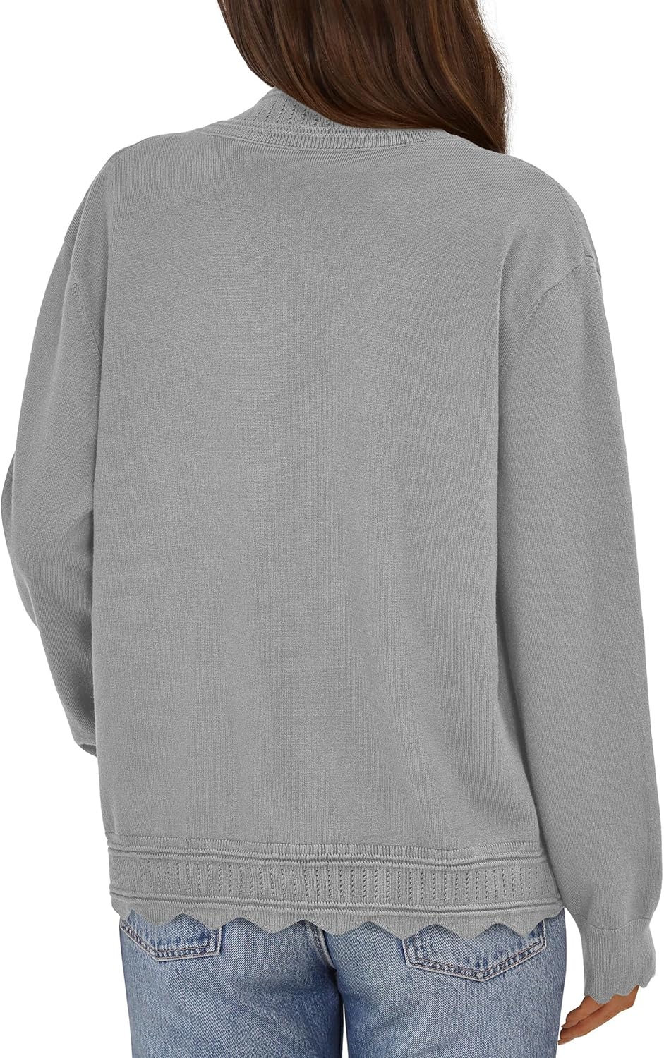 PRETTYGARDEN Cardigans for Women Lightweight Casual Long Sleeve Knitted Open Front Shrugs Sweaters 2026 Fall Clothes - Image 4