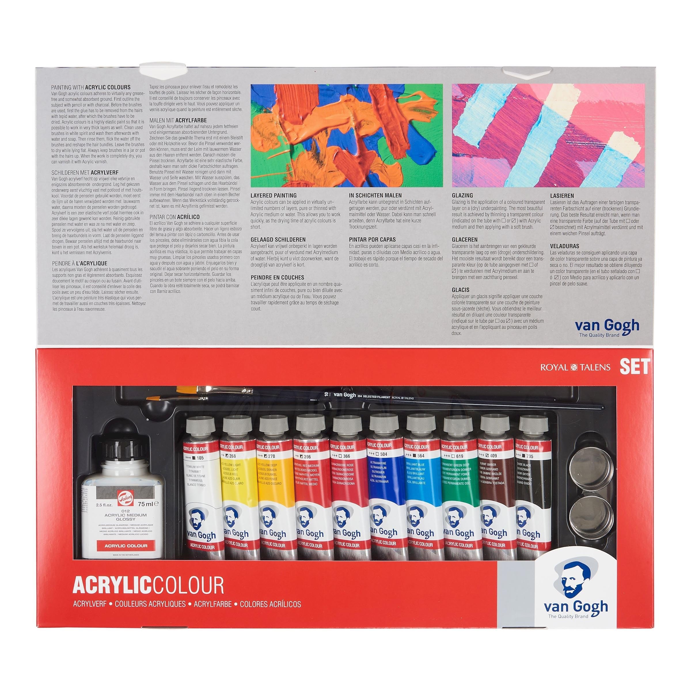 VAN GOGH SET ACRYLIQUE 10X40ML