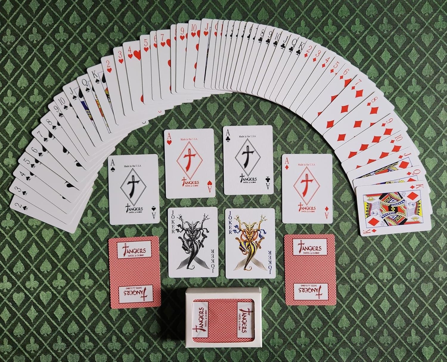 Generic Casino Movie, Tangiers Hotel & Casino Playing Cards, Casino Class- Replica Props