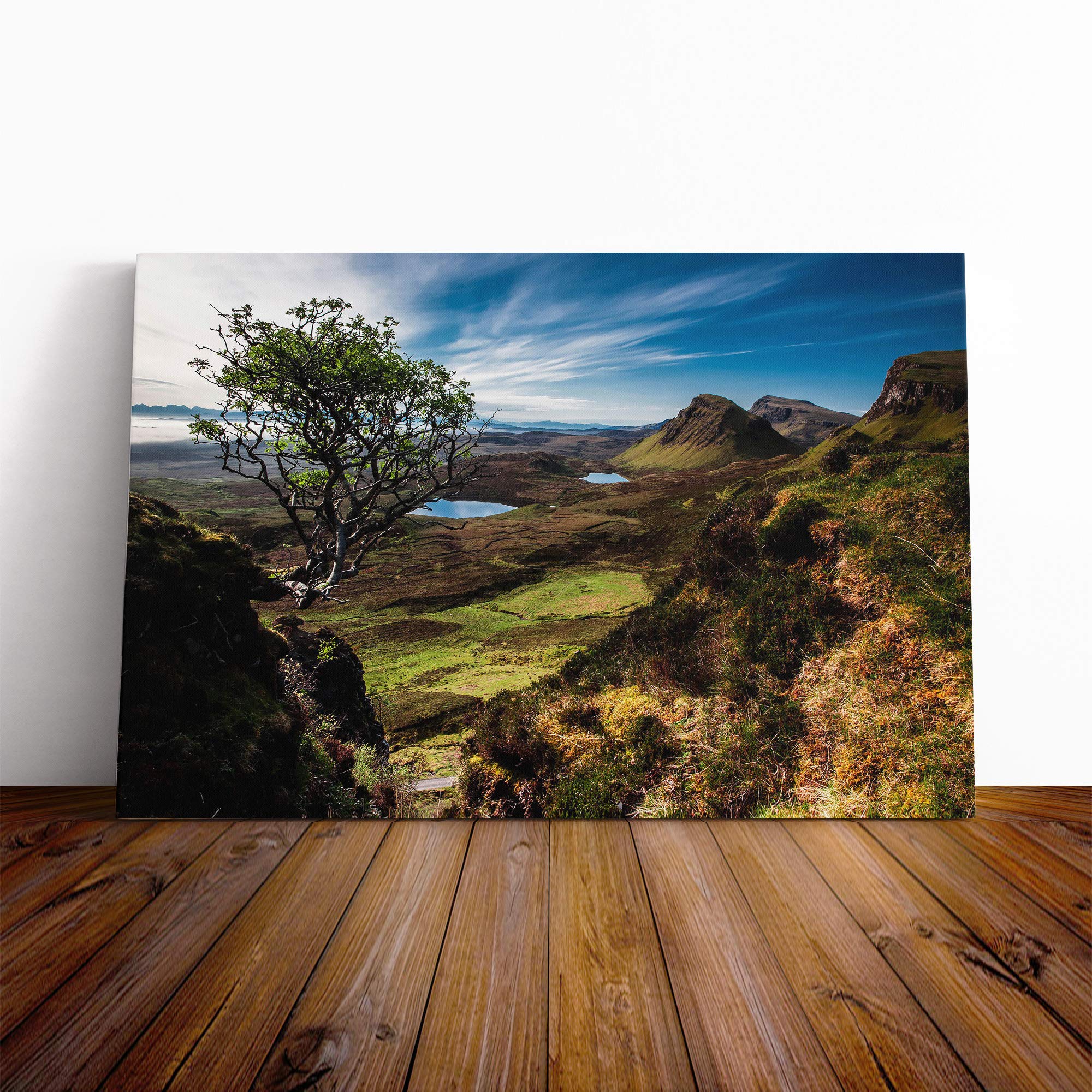 Landscape Isle of Skye Scotland Vol.5 Canvas Print | Gallery Wrapped 30mm Frame Wall Art | 20x14 inches | Ready to Hang | Modern Landscape Picture | Living Room Bedroom Lounge Office