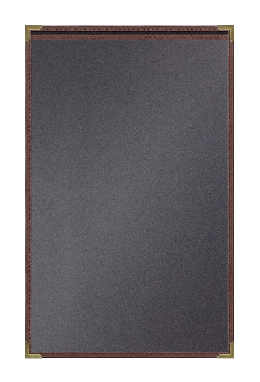 Pajco-style restaurant menu covers 10-pack, burgundy, clear vinyl sleeves
