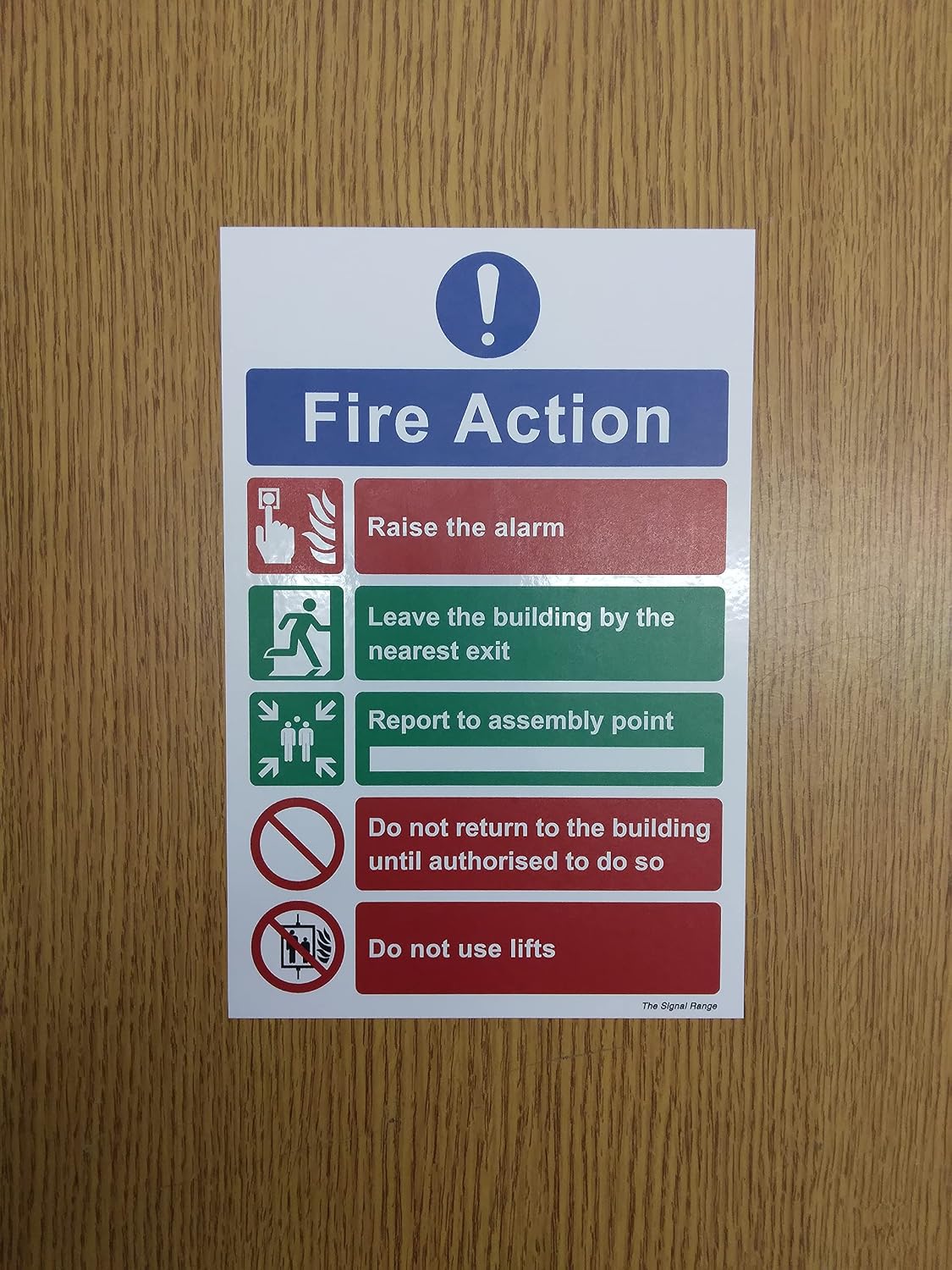 Pack of 5 safety signs - Image 3