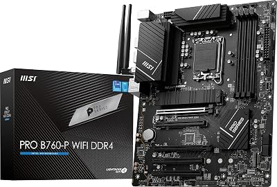 MSI PRO B760-P WiFi DDR4 ProSeries Motherboard - Supports 12 - best motherboards