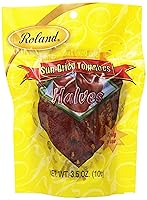 Vista 10 de Roland Foods Mitades de tomate secado al sol, bolsa de 1 libra, paquete de 3