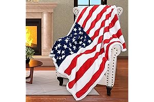 Catalonia American Flag Blanket