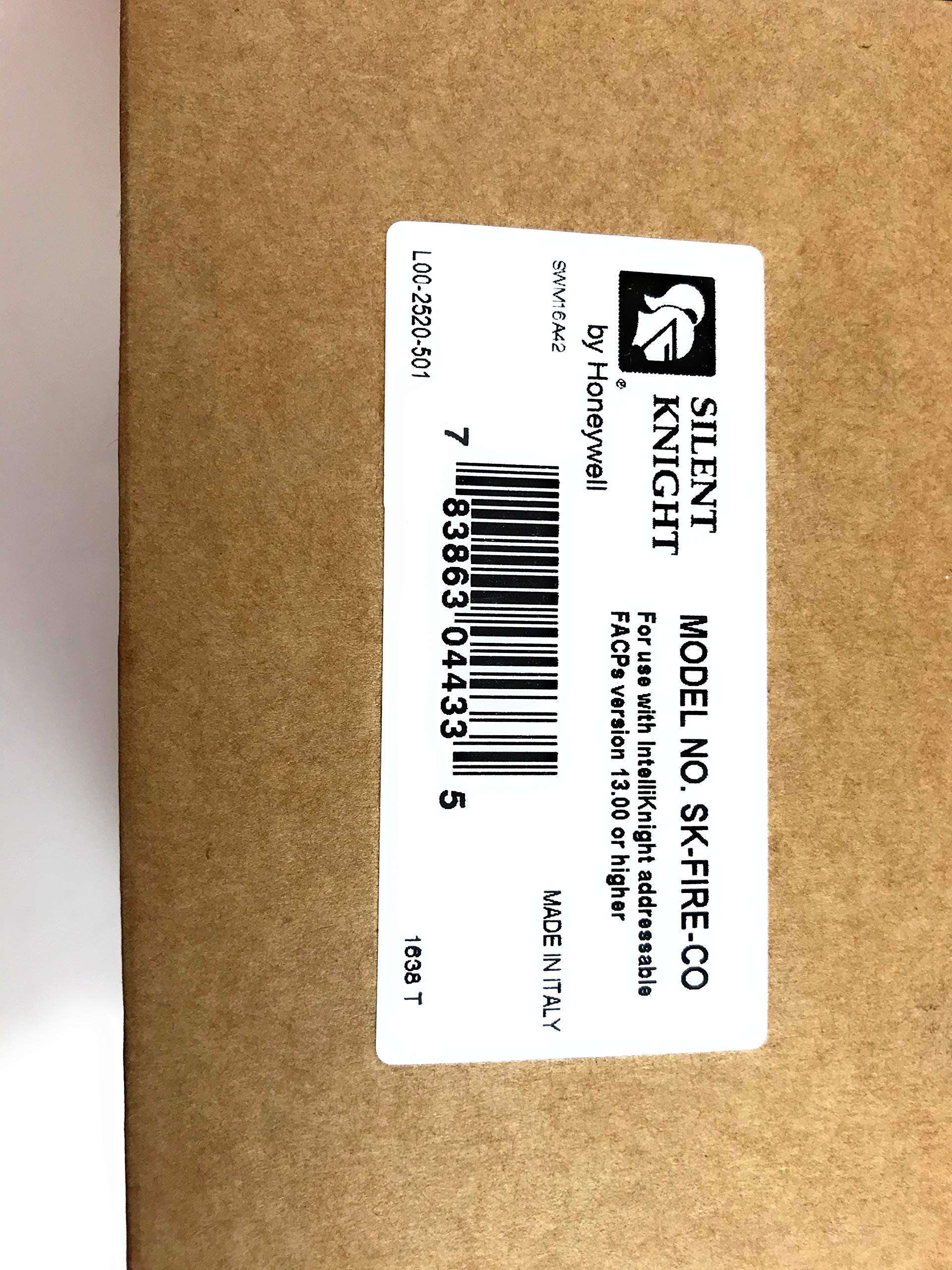 SILENT KNIGHT SK-FIRE-CO-W Honeywell Addressable Fire/CO Detector