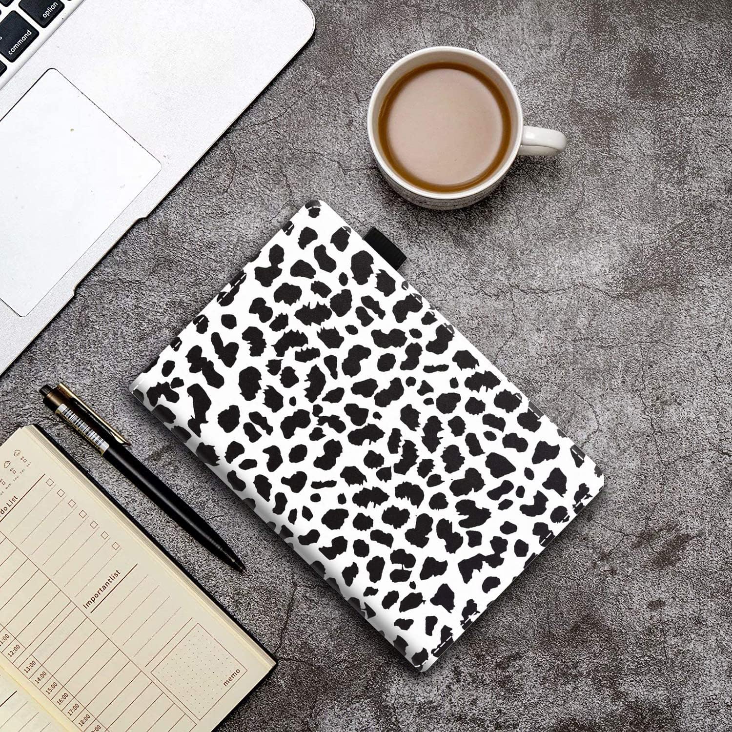 Case for All-New Amazon Kindle Fire HD 8/Fire HD 8 Plus Tablet (12th/10th Generation, 2022/2020 Release) - PU Leather Folio Case with Smart Auto Wake/Sleep, Cute Polka Dot Print