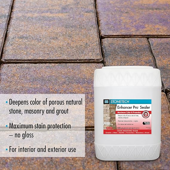 STONETECH Enhancer Pro Sealer, 5 Gallon (18.9L)