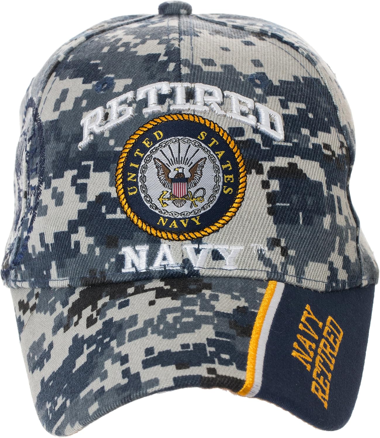 Artisan Owl Officially Licensed US Navy Retired Baseball Cap Camo