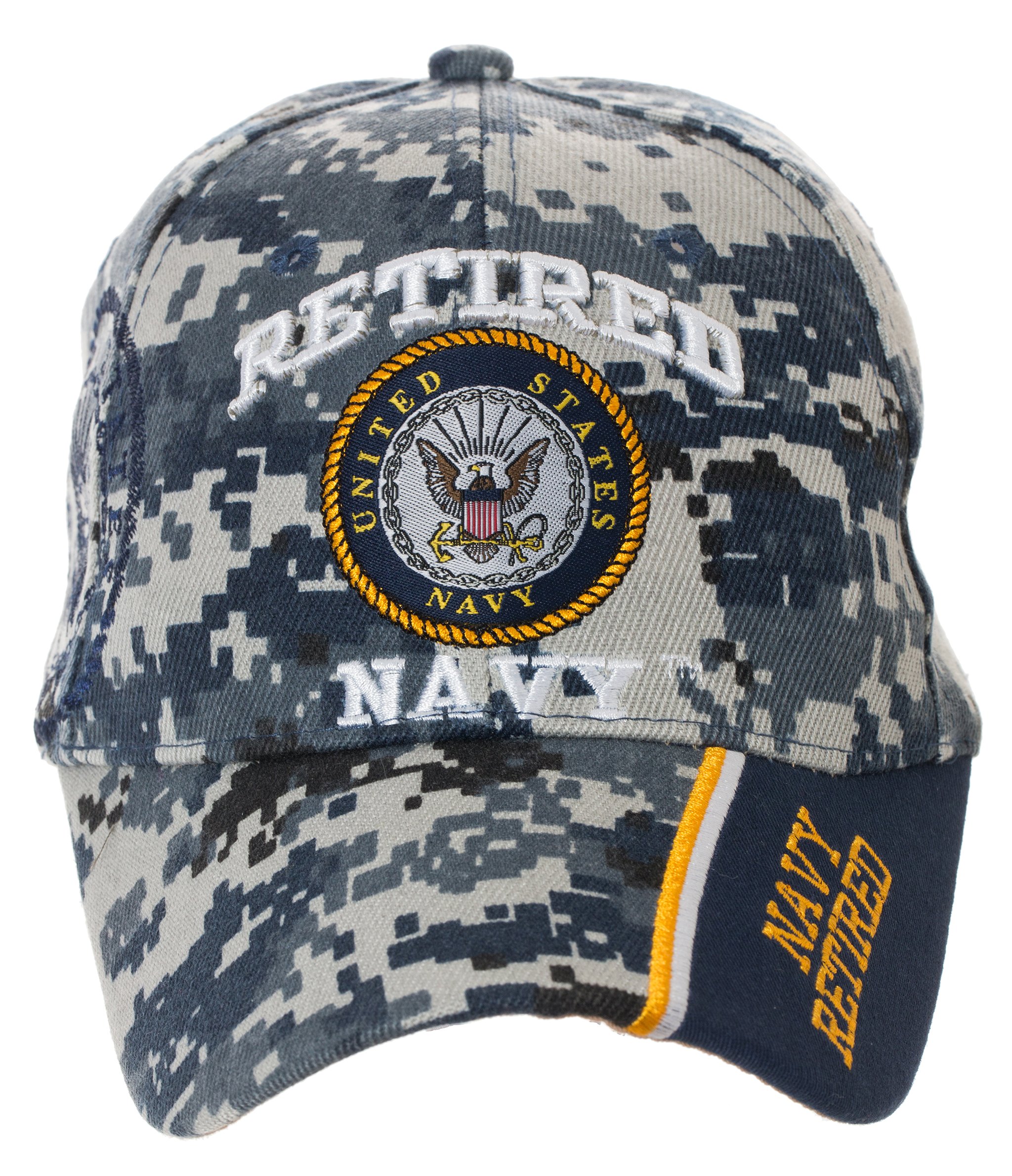 Artisan Owl Officially Licensed US Navy Retired Baseball Cap Camo