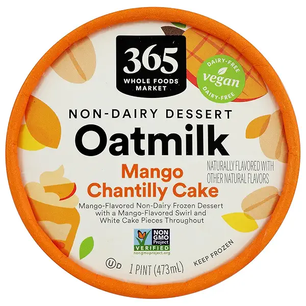 365 by Whole Foods Market Mango Chantilly Oat Milk Frozen Dessert, 1 PT 6