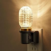 Vista 8 de L LOHAS LED Luz nocturna, luces nocturnas regulables enchufables a la pared, luces nocturnas automáticas enchufables, sensor de luz, brillo