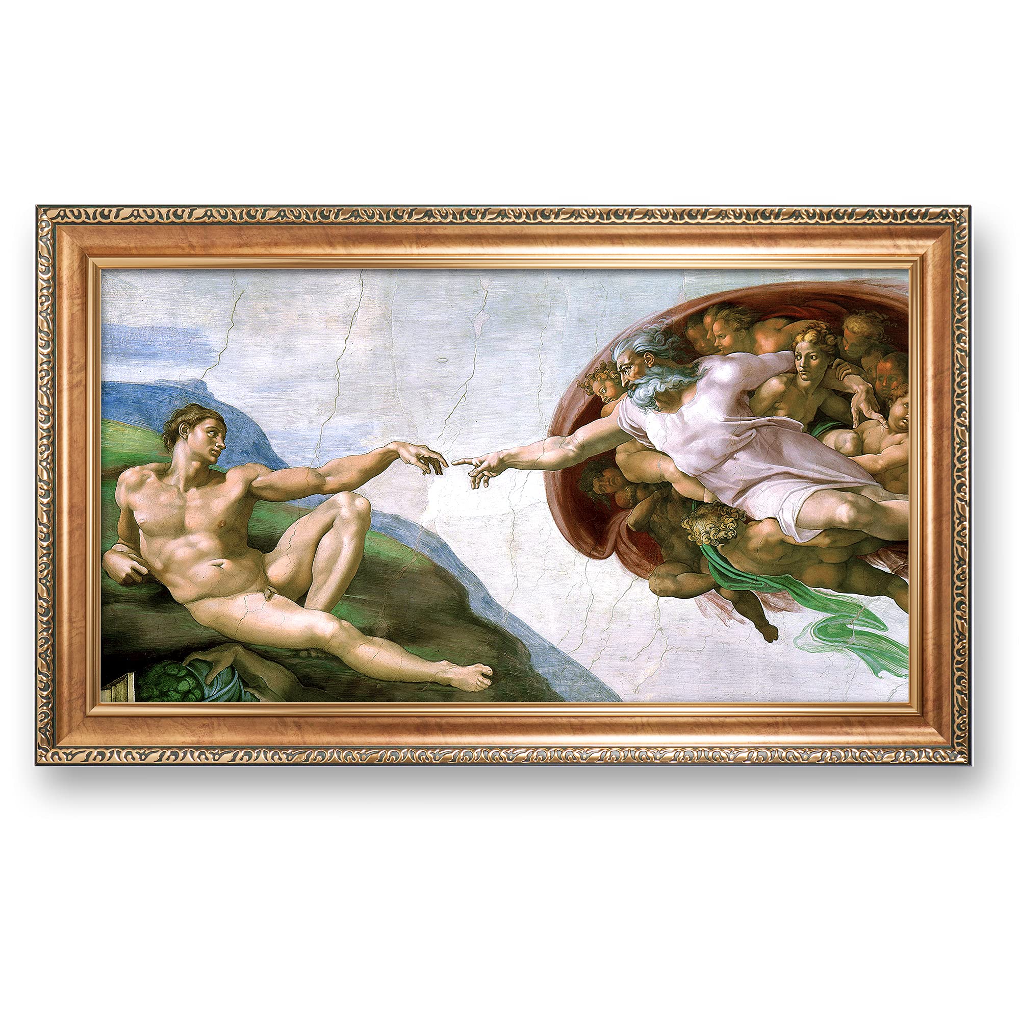 Amazon.com: The Creation of Adam by Michelangelo The World Classic